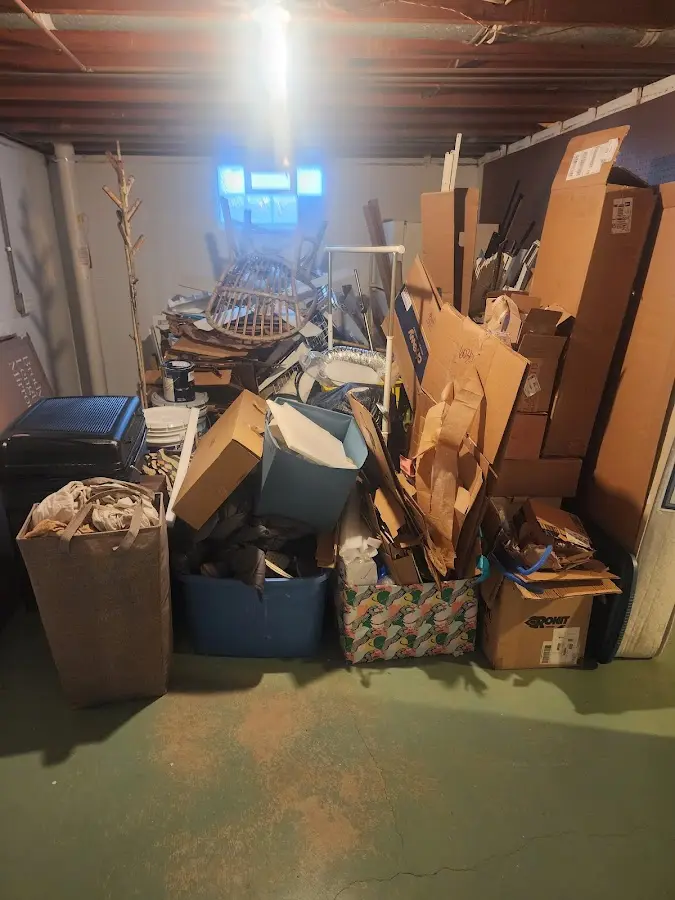 Roll-off dumpster container at job site for Yard Waste Dumpster Rental in Tavares